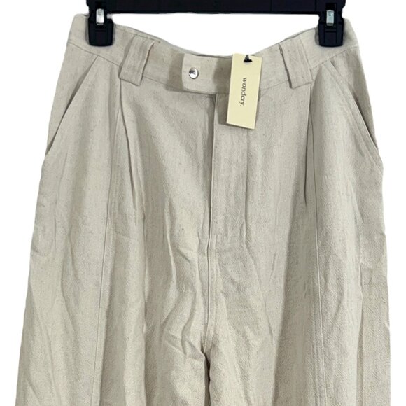 Wondery Linen Pants Womens Size Large New - Picture 2 of 5